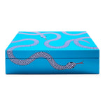 Blue Lacquer Jewelry Box L | Jonathan Adler Eden | Oroa.com