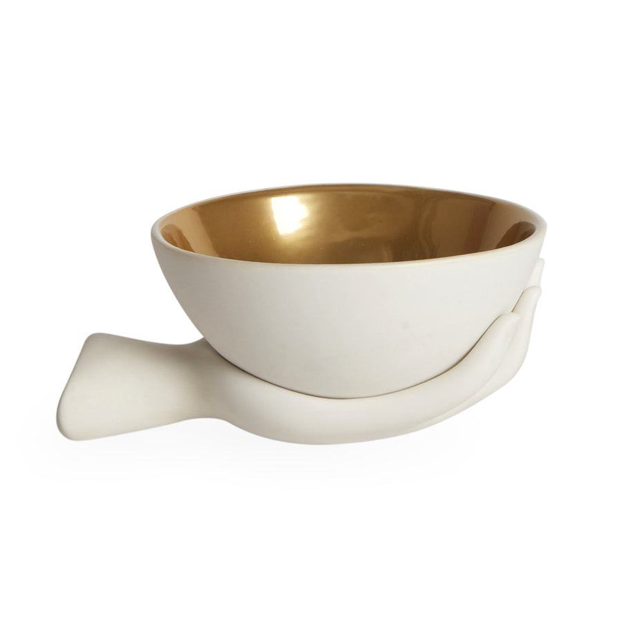 Porcelain Hand Accent Bowl | Jonathan Adler Eve | Oroa.com