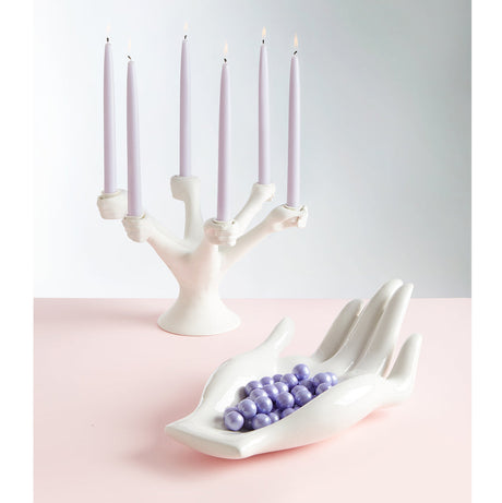 Six-Hand Porcelain Candelabra | Jonathan Adler Eve | Oroa.com