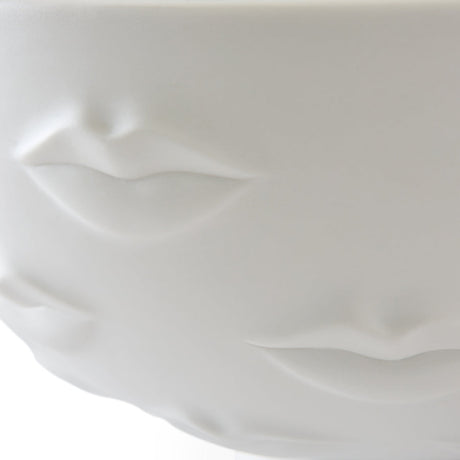 Embossed Lips Porcelain Bowl | Jonathan Adler Gala | Oroa.com