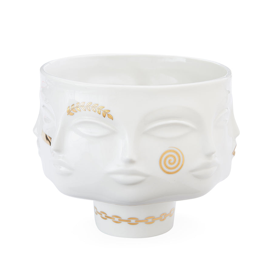 Gilded Porcelain Face Bowl | Jonathan Adler Dora Maar | Oroa.com