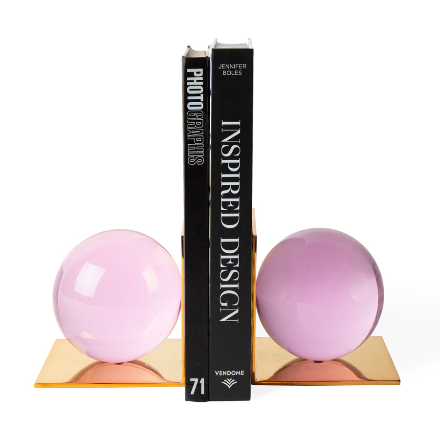 Acrylic Orbs Boockends | Jonathan Adler Globo | Oroa.com