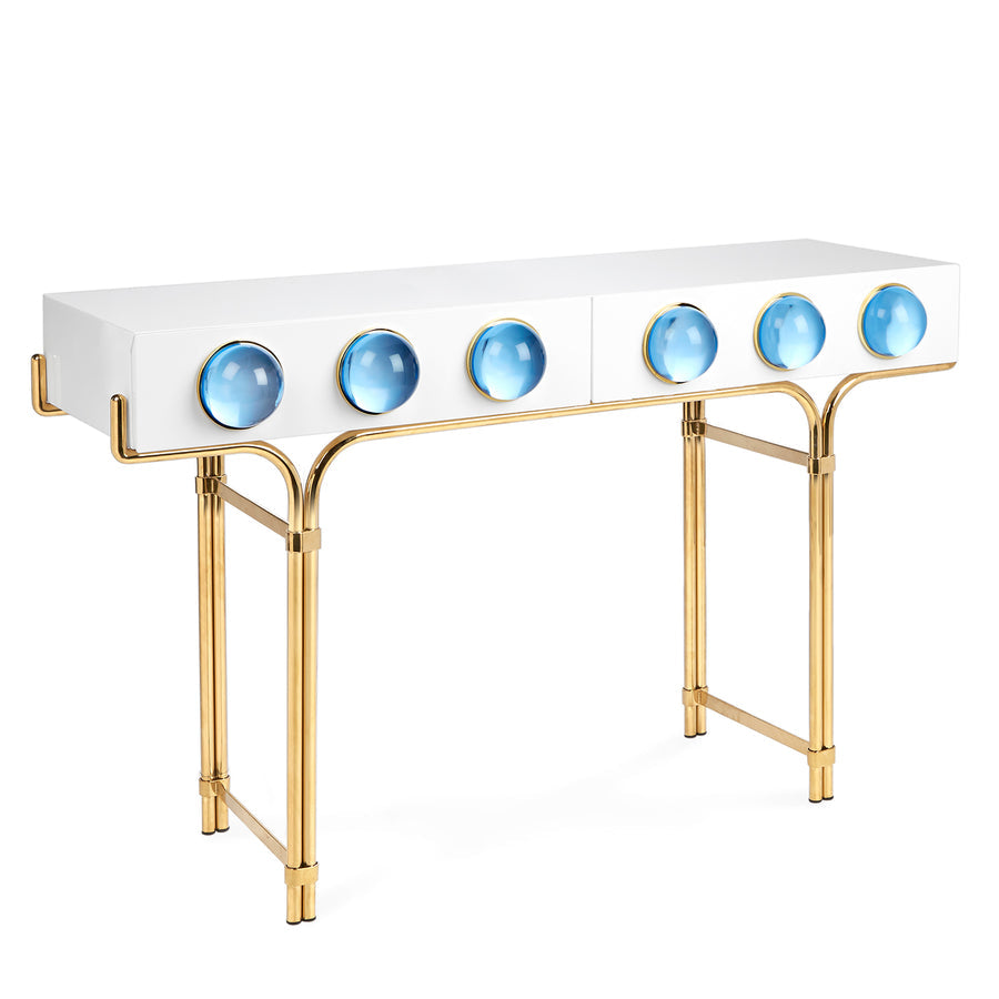 Blue Cabochons 2-Drawer Console | Jonathan Adler | Oroa.com