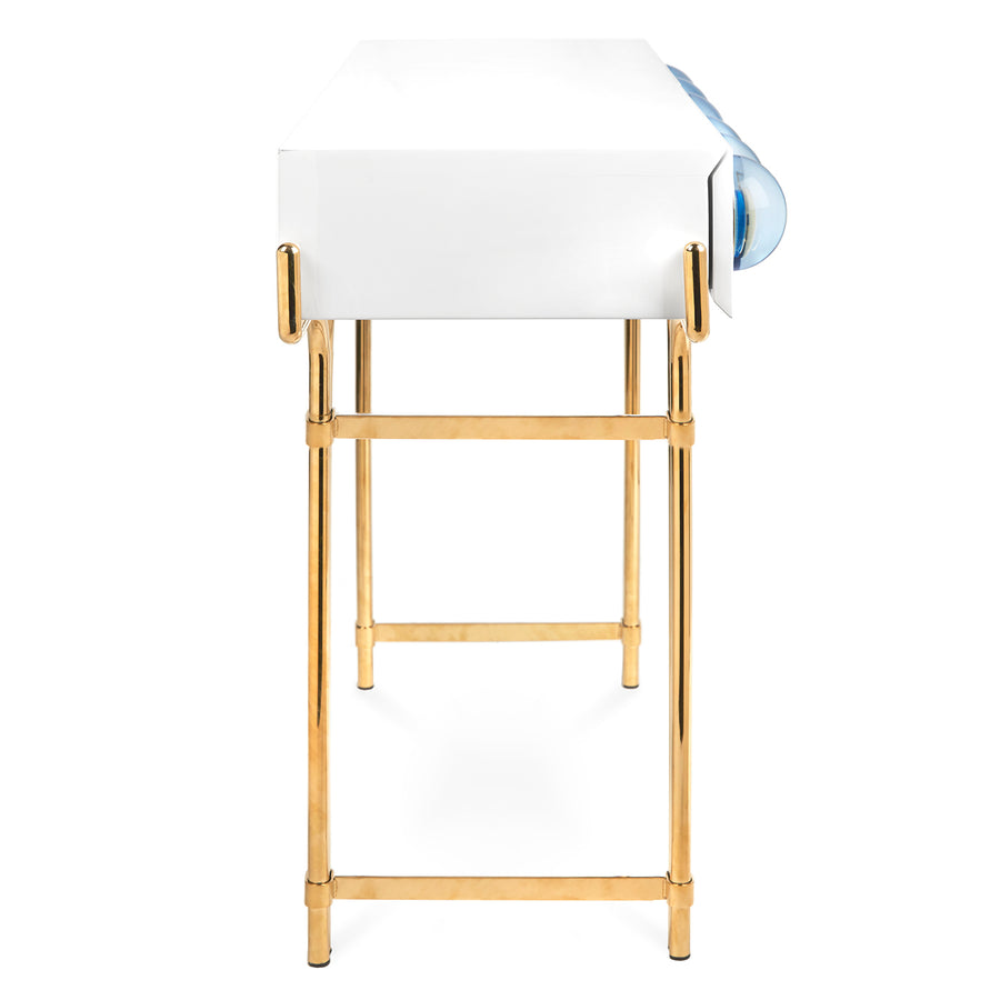 Blue Cabochons 2-Drawer Console | Jonathan Adler | Oroa.com