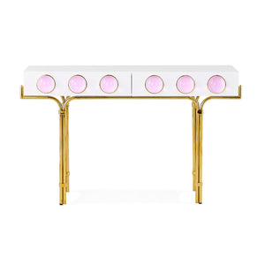   Pink Cabochons 2-Drawer Console | Oroa.com