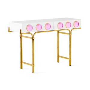  Pink Cabochons 2-Drawer Console | Oroa.com