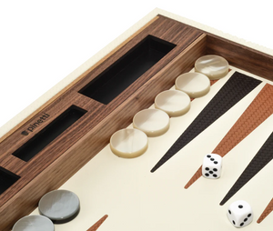Walnut Wood Backgammon Set | Pinetti