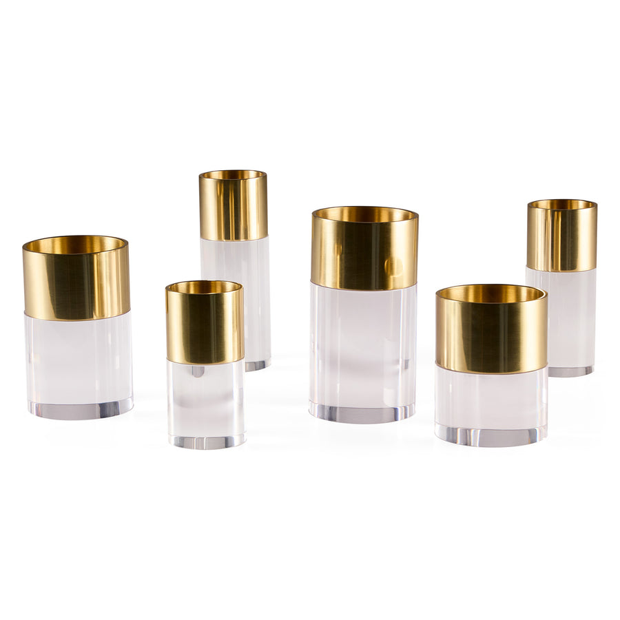 Cylindrical Candle Holder Set (6) | Jonathan Adler Jacques | Oroa.com