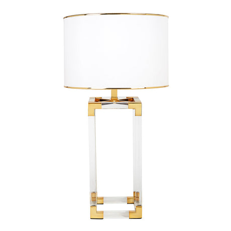 Clear Acrylic Column Table Lamp | Jonathan Adler Jacques | Oroa.com
