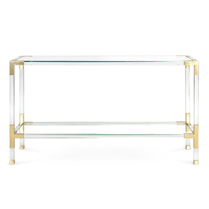Clear Acrylic Framed Console | Jonathan Adler Jacques | Oroa.com