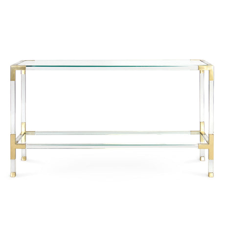 Clear Acrylic Framed Console | Jonathan Adler Jacques | Oroa.com