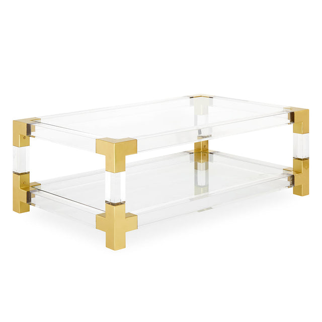 Two-Tier Glass Cocktail Table | Jonathan Adler Jacques | Oroa.com