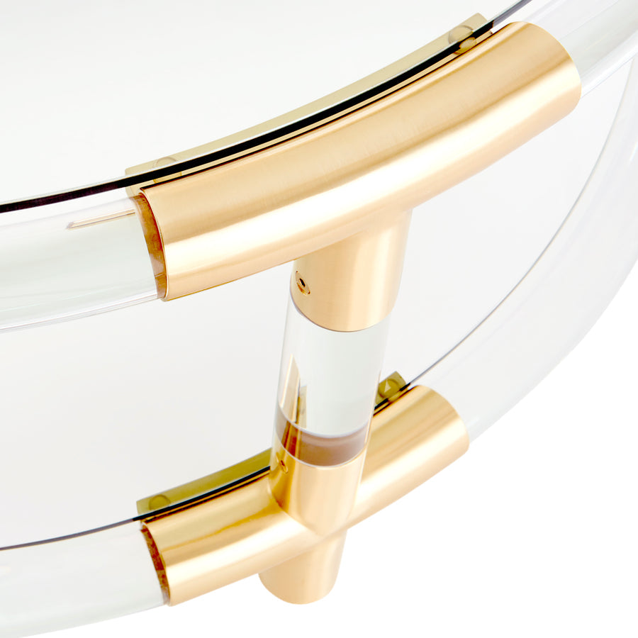 Round Acrylic Cocktail Table | Jonathan Adler Jacques | Oroa.com