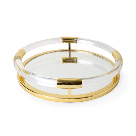 Clear Acrylic Round Tray | Jonathan Adler Jacques | Oroa.com