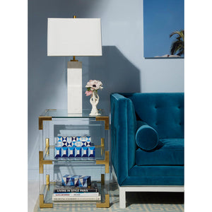   Two-Tier Glass Side Table | Oroa.com