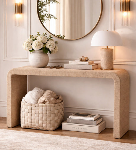 jute console table - www.oroa.com