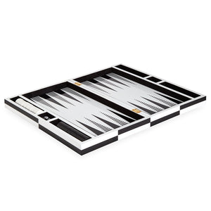 Black & White Backgammon Set | Jonathan Adler Op Art | Oroa.com