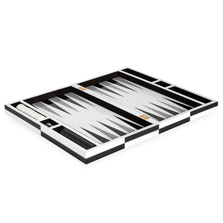 Black & White Backgammon Set | Jonathan Adler Op Art | Oroa.com