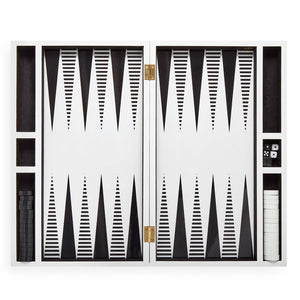 Black & White Backgammon Set | Jonathan Adler Op Art | Oroa.com