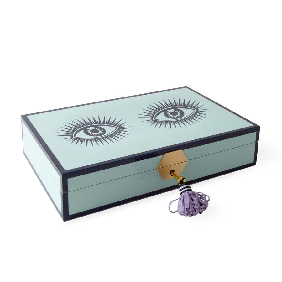 Eyes Emblazoned Jewelry Box | Jonathan Adler Le Wink | Oroa.com