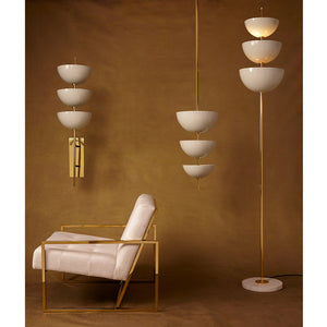 Enamel Bowls Floor Lamp | Jonathan Adler Lisbon | Oroa.com