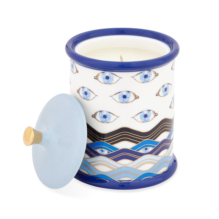 Blue Porcelain LSD Candle | Jonathan Adler Druggist | Oroa.com