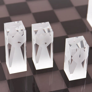 Smoked & Clear Acrylic Chess Set | Jonathan Adler | Oroa.com