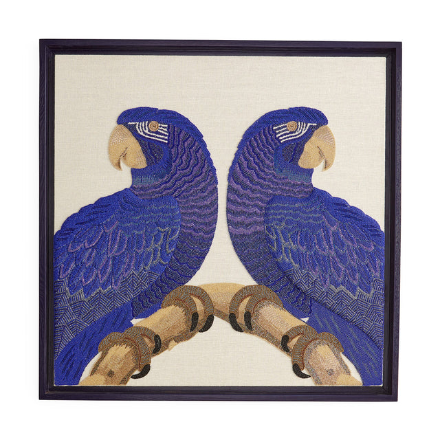 Blue Bird Beaded Art | Jonathan Adler Macaw | Oroa.com