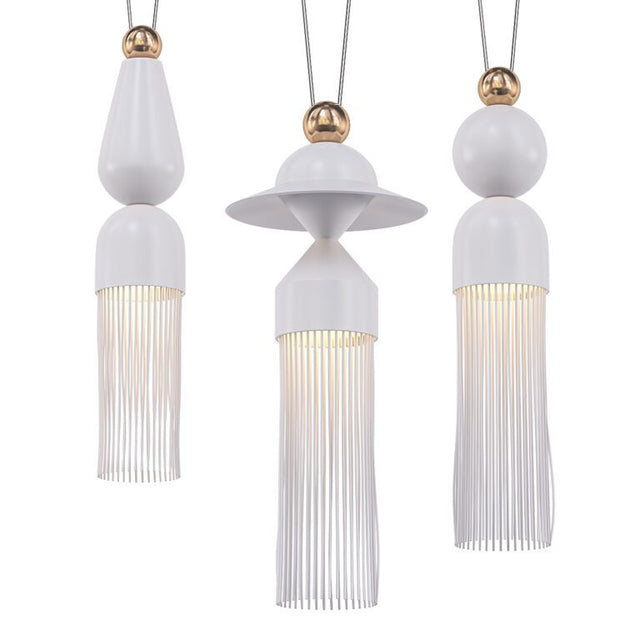 Geometrical Hanging Lamp Set (3) | Masiero Nappe C3 | Oroa.com