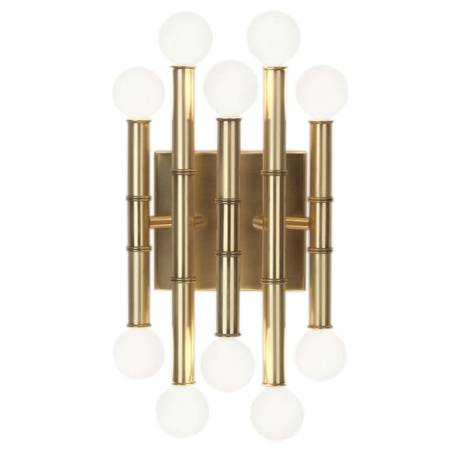 Bamboo Detail Five-Arm Wall Lamp | Jonathan Adler Meurice| Oroa.com