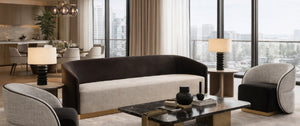 Modern European furniture - Gray Backrest Sofa - www.oroa.com