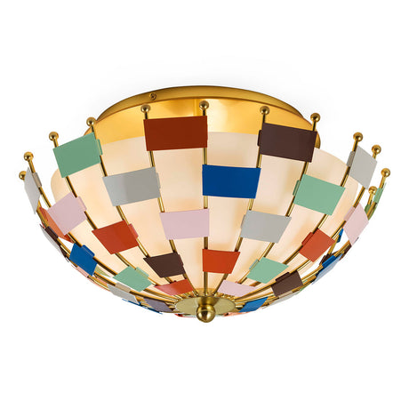 Frosted Glass Multicolored Ceiling Lamp | Jonathan Adler Miami | Oroa.com