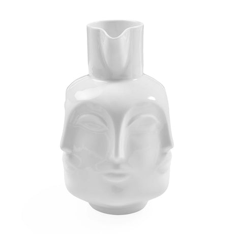 White Porcelain Sculpted Pitcher | Jonathan Adler Dora Maar | Oroa.com