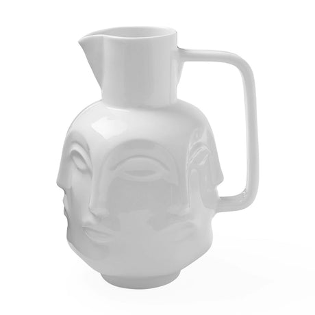 White Porcelain Sculpted Pitcher | Jonathan Adler Dora Maar | Oroa.com