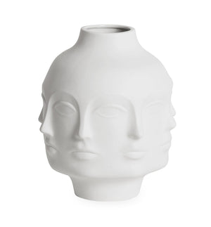 Unglazed Porcelain Face Vase L | Jonathan Adler Dora Maar