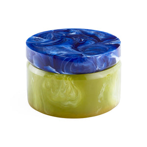 Marbleized Cylindrical Box M | Jonathan Adler Mustique | Oroa.com