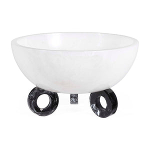 Marbleized White Bowl | Jonathan Adler Mustique | Oroa.com
