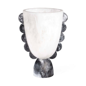 Black & White Scalloped Jar | Jonathan Adler Mustique