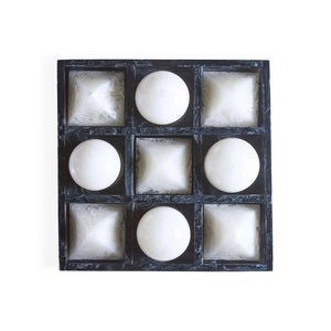 Black & White Tic-Tac-Toe Set | Jonathan Adler Mustique | Oroa.com