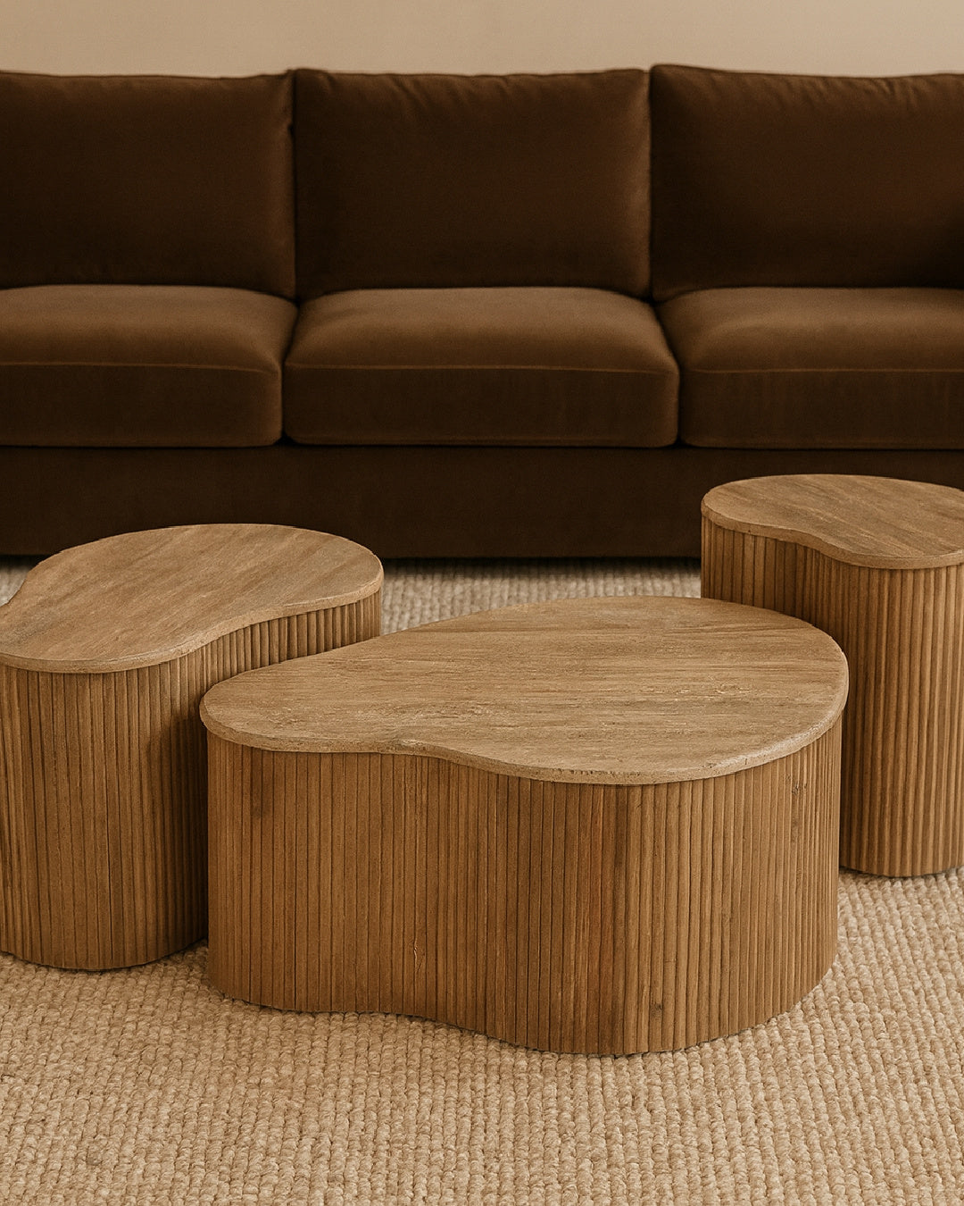 nested wood coffee tables - www.oroa.com