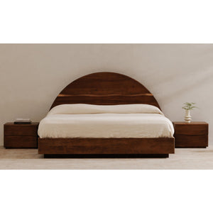 Arched Acacia Wood Bed | Novi Living Watson | Oroa.com