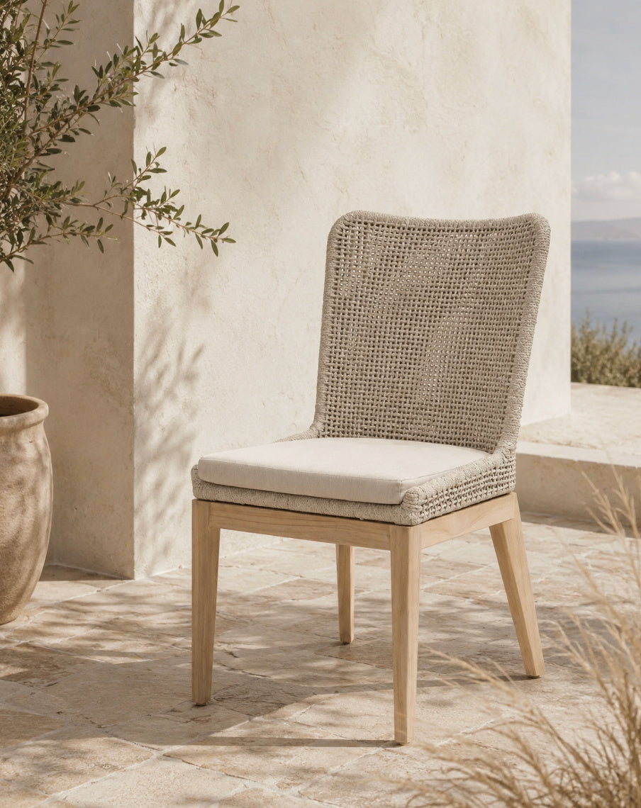   white roped outdoor chair - www.oroa.com | Oroa.com