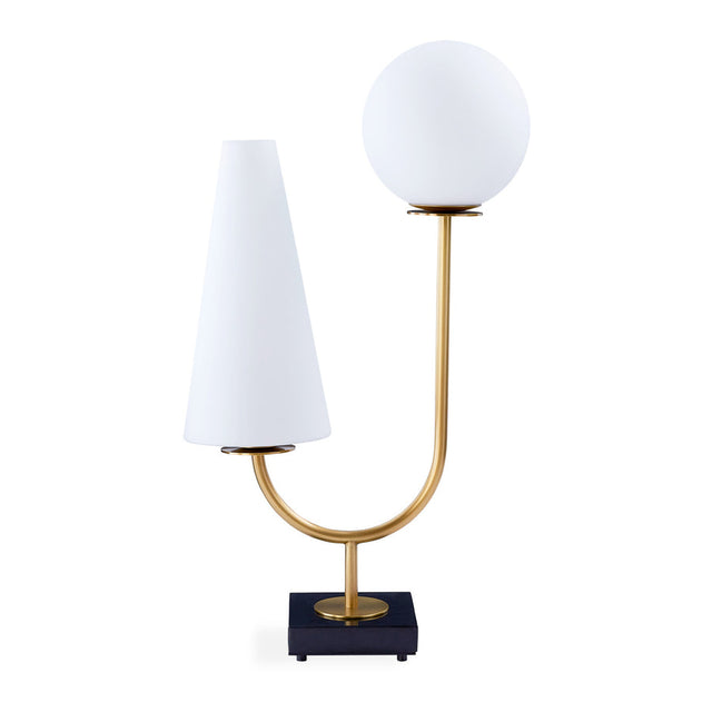 Milk Glass Shades Table Lamp | Jonathan Adler Paradiso | Oroa.com