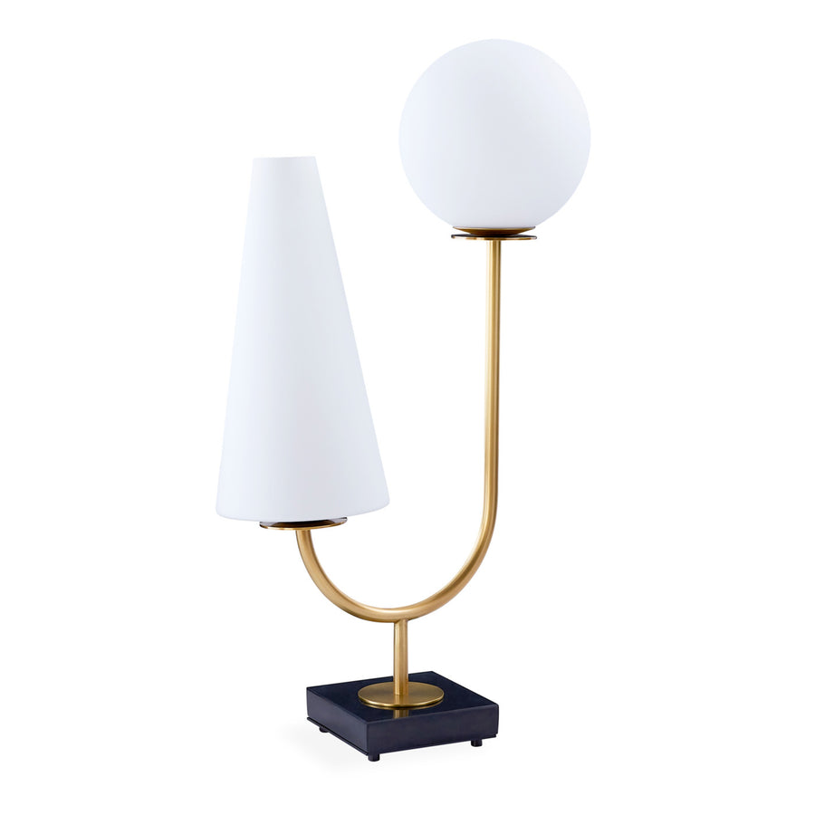Milk Glass Shades Table Lamp | Jonathan Adler Paradiso | Oroa.com