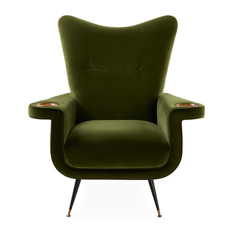 Green Velvet Lounge Chair | Jonathan Adler Pierre | Oroa.com