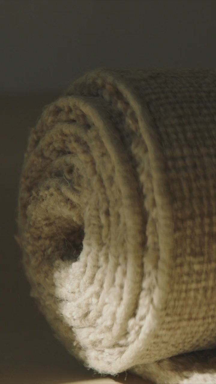 Cream Wool Area Rug | Ethnicraft Dunes