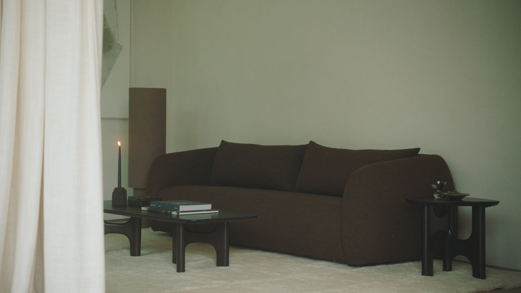 Modern European furniture - Fabric 3-Seater Sofa - www.oroa.com