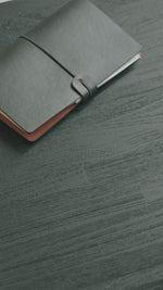 Black Teak Architectural Side Table | Ethnicraft Abstract | OROA.com