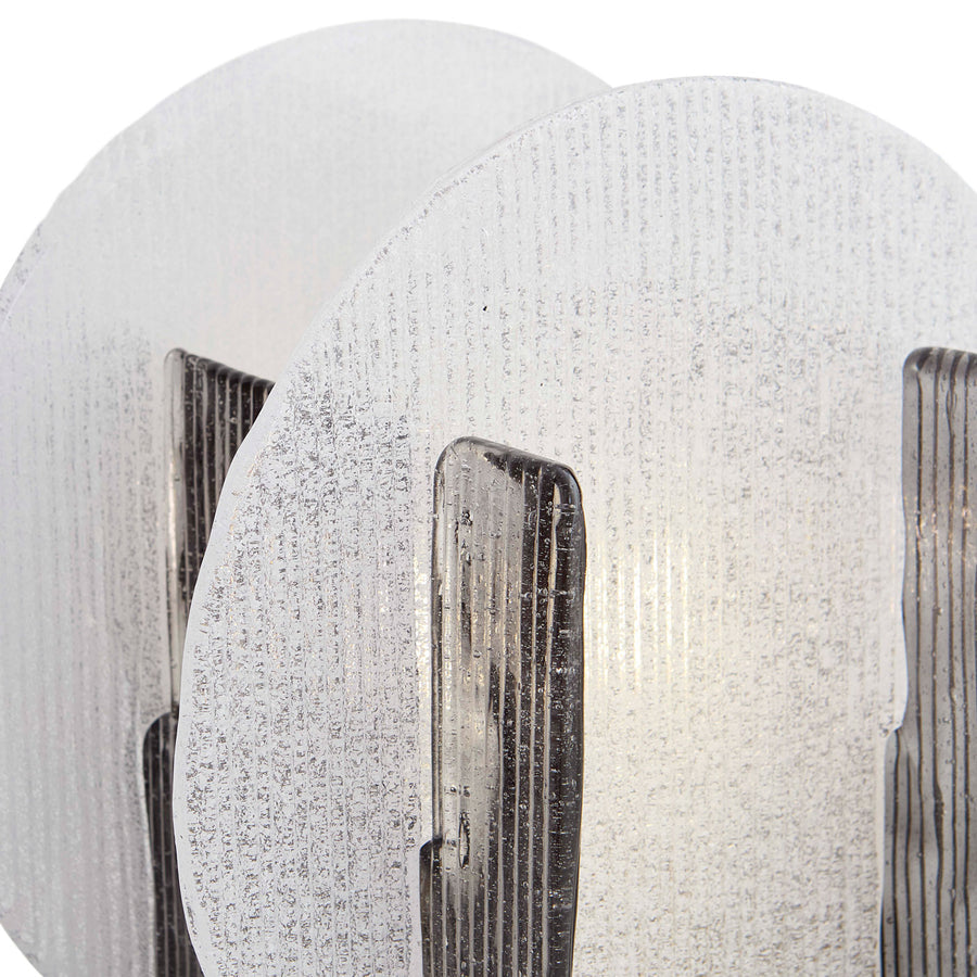 Round Ribbed Glass Table Lamp | Jonathan Adler Rialto | Oroa.com