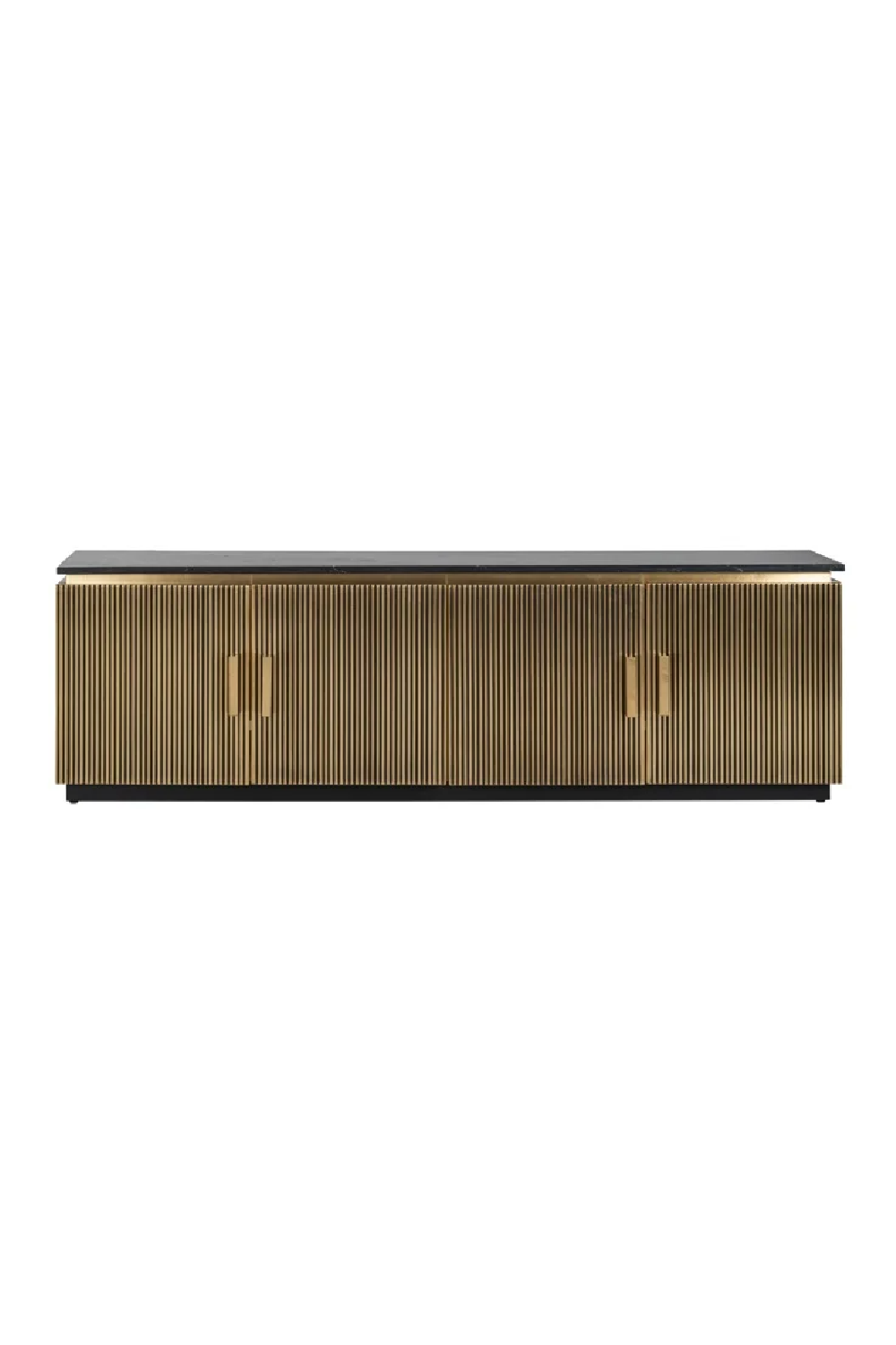   Gold 4-Door TV Unit | Oroa.com